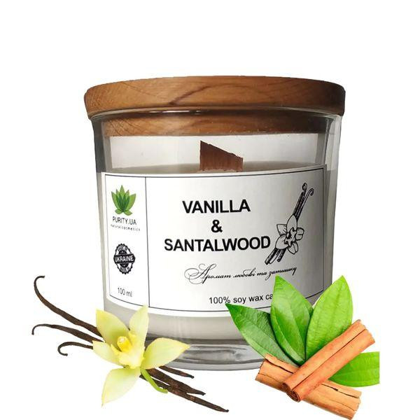 PURITY Аромасвічка Vanilla&Sandalwood S  60 г (PURS09) - зображення 1