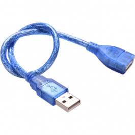 Merlion USB2.0 AM/AF 0.3m Blue (YT-AM/AF-0,3TBL)