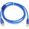 Ritar USB 2.0 AM/BM 2m Blue (YT-AM/BM-2.0TBL) - зображення 1