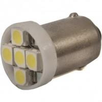 AllLight LED T8.5, 5 диодов BA9s 12V White 29028900
