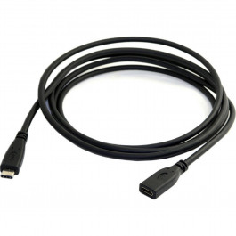   VALUE USB Type-C M/F 2m Black (S0927)