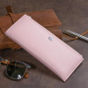 ST Leather Горизонтальний тонкий гаманець зі шкіри жіночий  19325 Рожевий - зображення 9