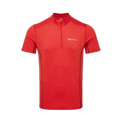 Montane Dart Zip T-Shirt XS Alpine Red - зображення 1