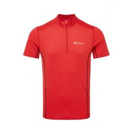 Montane Dart Zip T-Shirt XS Alpine Red