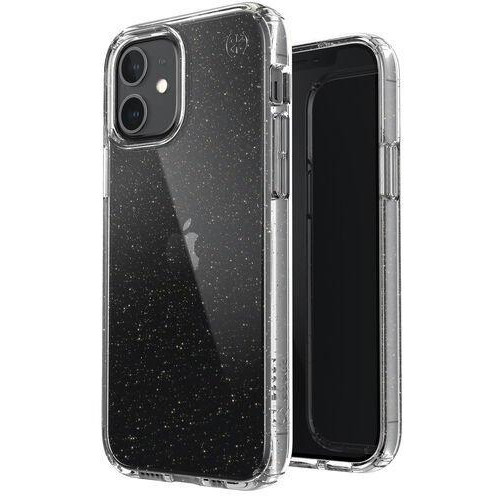 Speck iPhone 12/12 Pro Presidio Perfect-Clear with Glitter Case Clear/Gold (1384885636) - зображення 1