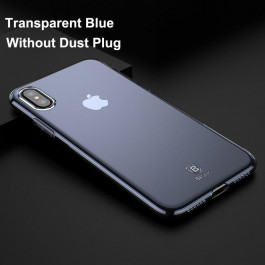   Baseus Simple for iPhone X Blue ARAPIPH8-B03