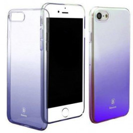Baseus Glaze Case for iPhone 8/7 Black Purple WIAPIPH7-GC01