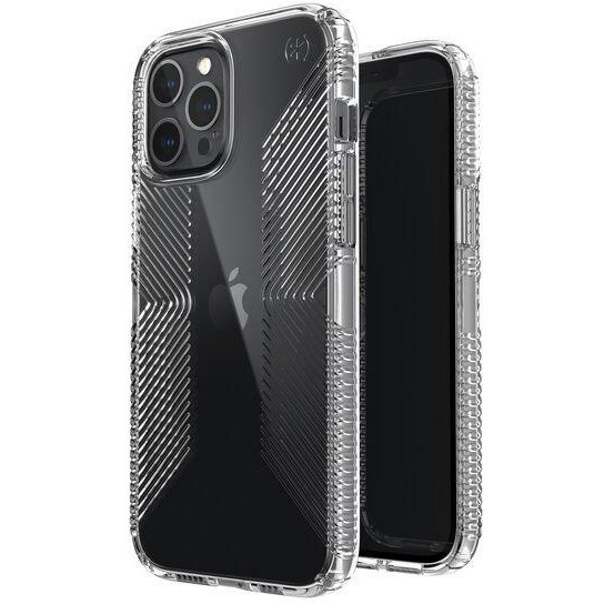 Speck iPhone 12 Pro Max Presidio Perfect-Clear with Grips Case Clear (1385065085) - зображення 1