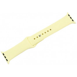 COTEetCI Силиконовый ремешок для Apple Watch 42mm (Серия 1/2/3) / 44mm (Серия 4/5/6/SE)  W3 Sport Band Yellow