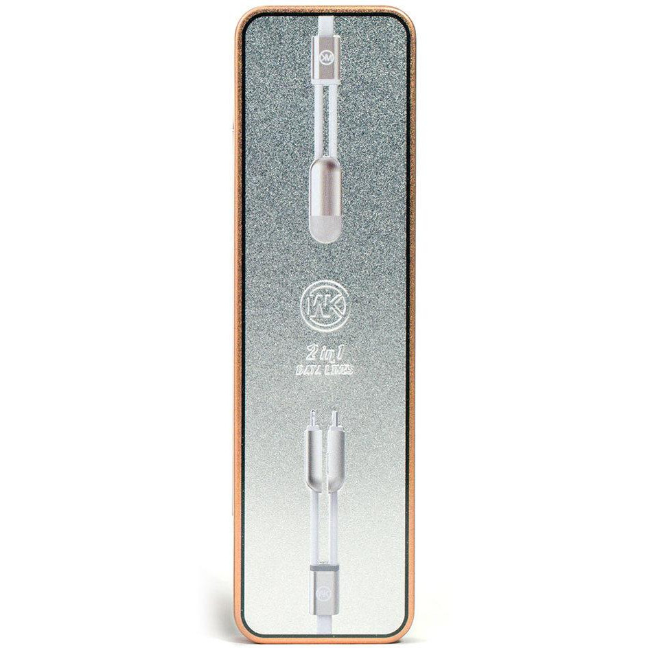 WK USB Cable to microUSB/Lightning 1m White (WKC-001) - зображення 1