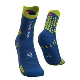 Compressport Pro Racing Socks V3.0 Trail Blue Lolite/Lime