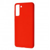 WAVE Full Silicone Cover Samsung Galaxy S21 Ultra red - зображення 1