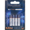 Батарейка HausMark AAA bat Alkaline 4шт Basic Power (MST-AL4AAA)