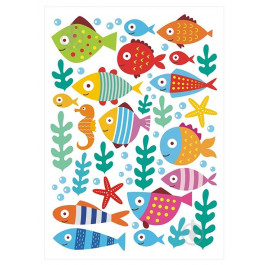 Design stickers Декоративная наклейка Рыбы 29,7x42 см