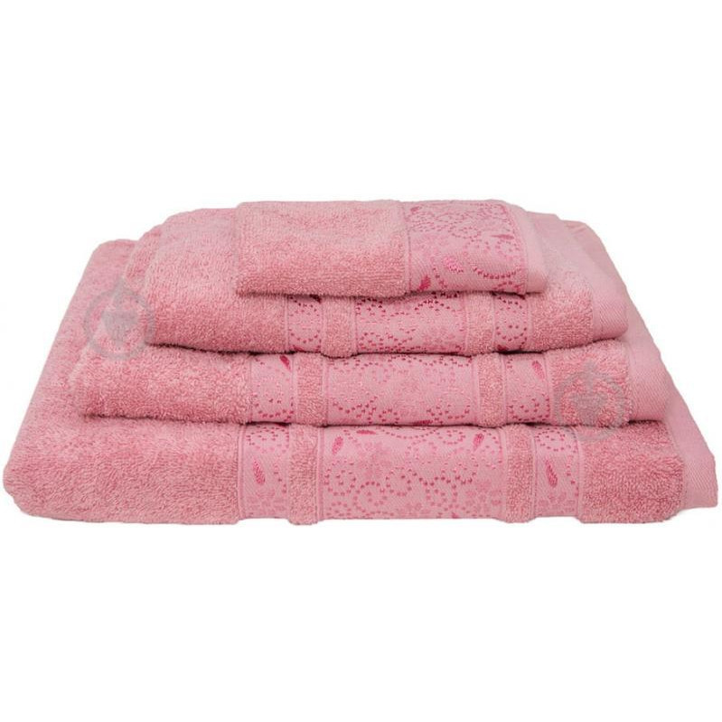 Simi Полотенце махровое Sevinch 50x90 см розовый (4820151771002) - зображення 1