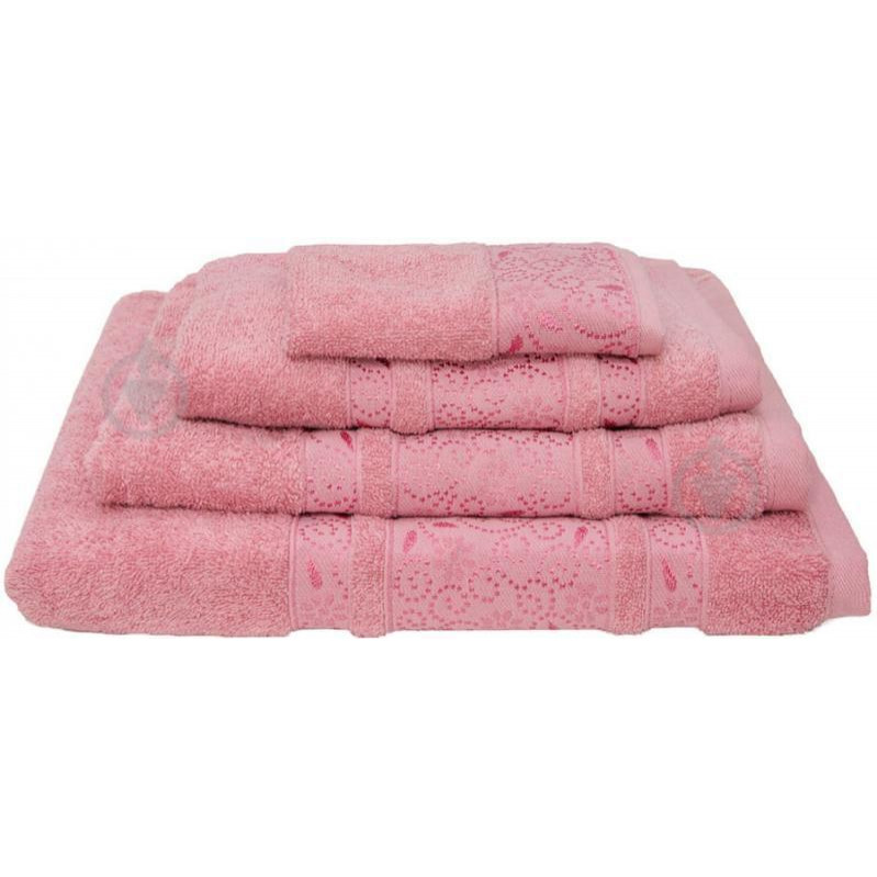 Simi Полотенце махровое Sevinch 30x30 см розовый (4820151770920) - зображення 1