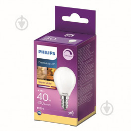 Philips LED FIL DIM P45 4,5 Вт E14 2700 К 220 В прозрачная 929002431266 (8718699789008)