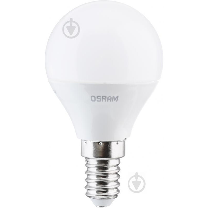 Osram 5,4 Вт G45 матовая E14 220 В 3000 К (4052899971837) - зображення 1