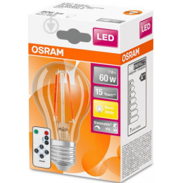 Osram LED FIL Dimmable A60 7W E27 2700К 220V (4058075269644)