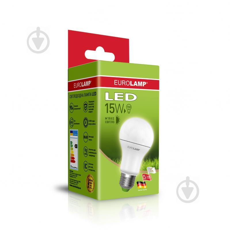 EUROLAMP LED 15W A70 E27 220V 3000K (4260484993885) - зображення 1