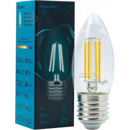 Emilight LED FIL C35 5 Вт E27 4000 К 220 В прозрачная