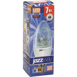   JazzWay LED Pled Super Power 7W C37 E14 230V 3000K (2853097)