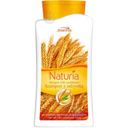 Joanna Шампунь-кондиціонер  Naturia з пшеницею для сухого і фарбованого волосся 500 мл (5901018007997)