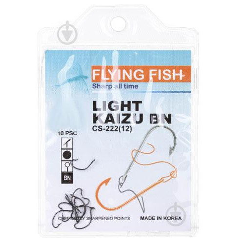 Flying Fish Крючок Kaizu BN №10 10 шт. CS-222(10) - зображення 1