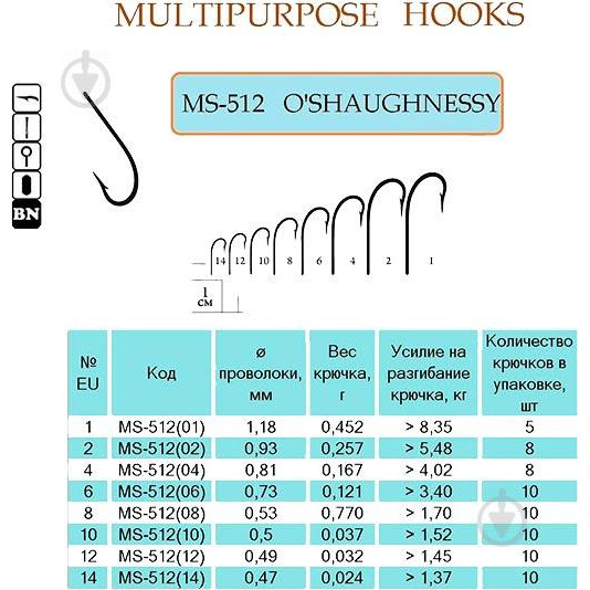 Flying Fish O'Shaughnessy MS-512 №04 / 8pcs - зображення 1