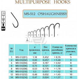   Flying Fish O'Shaughnessy MS-512 №01 / 5pcs