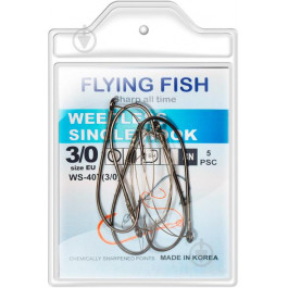 Flying Fish Weedless Single Hook WS-407 / №3/0 / 5pcs