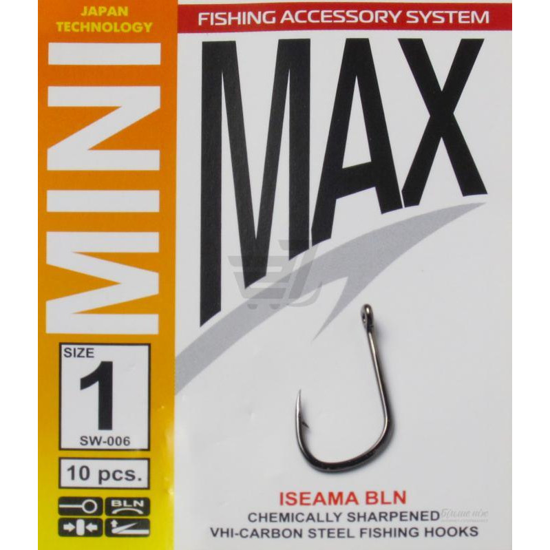 MiniMax Hook Iseama SW-006 №1/0 (10pcs) - зображення 1