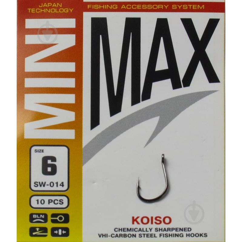 MiniMax Hook Koiso SW-014 №6 (10pcs) - зображення 1