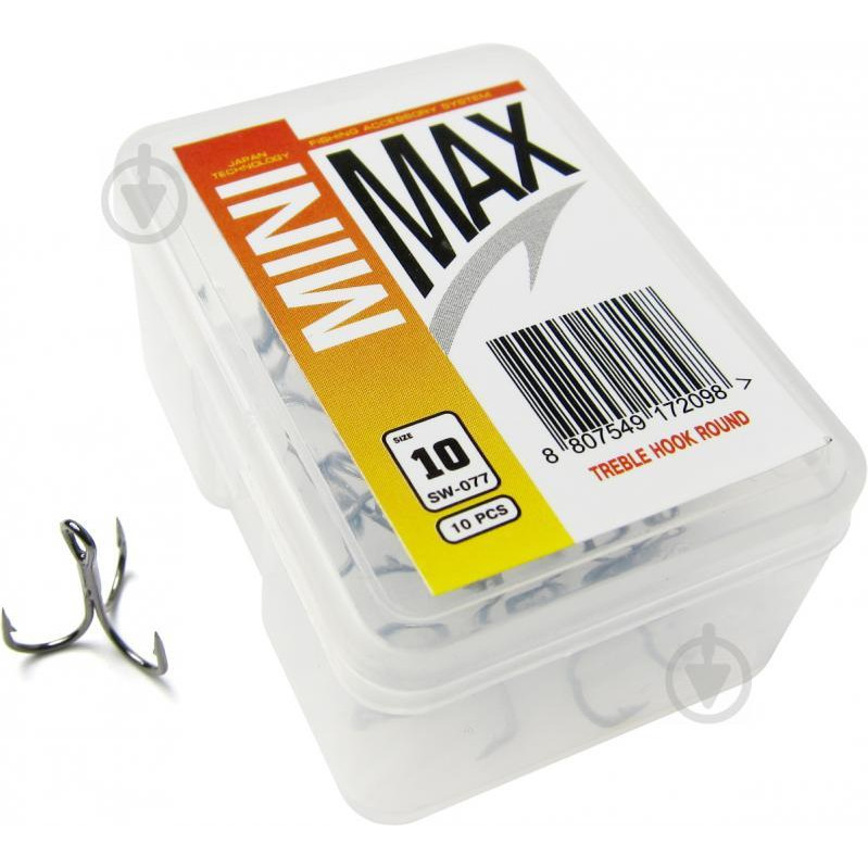 MiniMax Treble Hook SW077 №10 (10pcs) - зображення 1