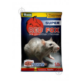 Bingo Гранулы для борьбы с грызунами Red Fox super 50 г (4820072976975)