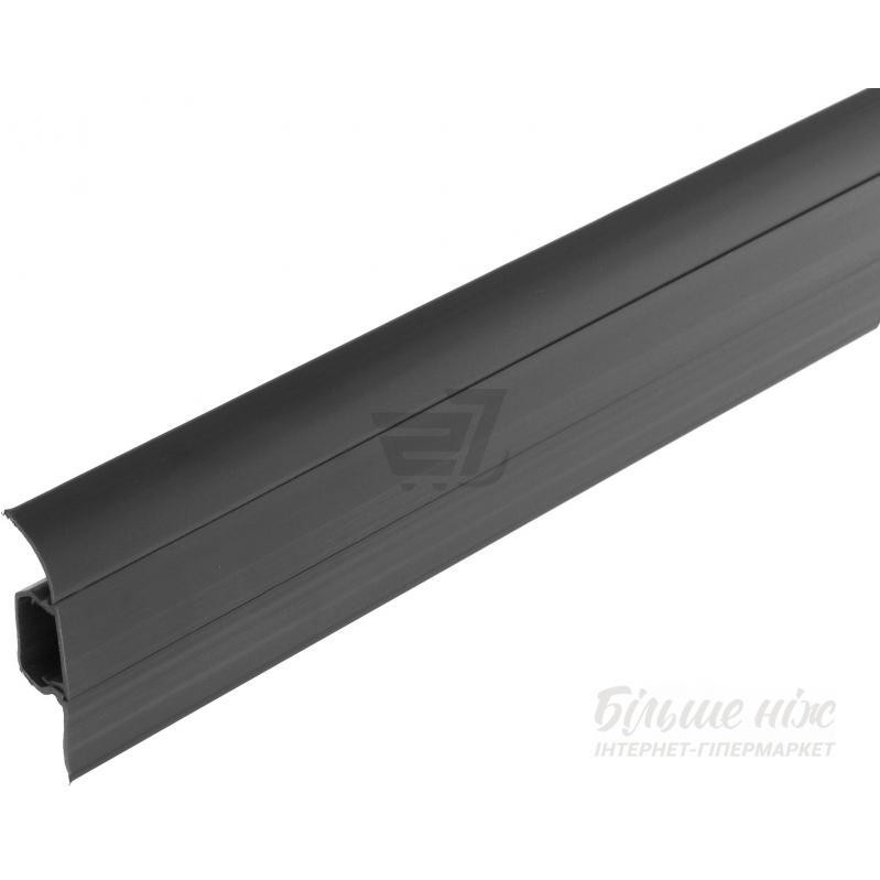 TIS Плинтус ПВХ черный 18х56х2500 мм (4260609926019) - зображення 1