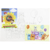 Этюд Холст Етюд на картоне с контуром "Котики с шариками" 20х30 хлопок акрил GPA283133 - зображення 1