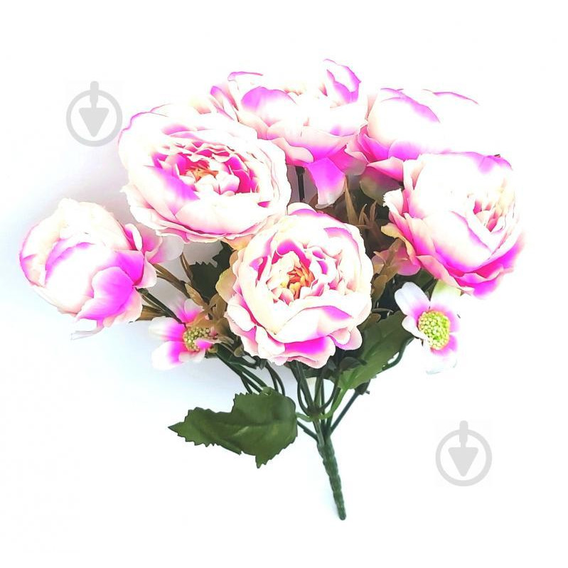  Букет роз пионов искусственных 7043 Цветы от королевы - зображення 1