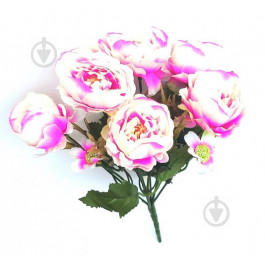  Букет роз пионов искусственных 7043 Цветы от королевы
