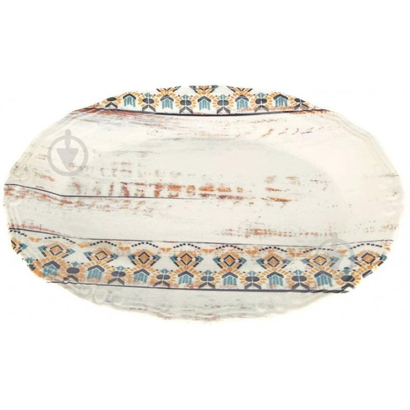 Porser Porselen Блюдо овальное Tiffany Navy 27 см - зображення 1
