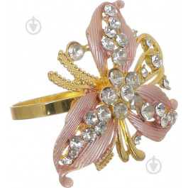 UP! Кольцо для салфеток Diamond Pink Flower YQU9165-2