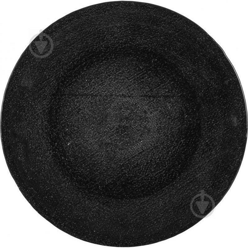  Блюдо Seta 33 см чорне Decor Cam (324633) - зображення 1