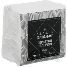 Origami Салфетки столовые Horeca 33х33 см белый 100 шт.