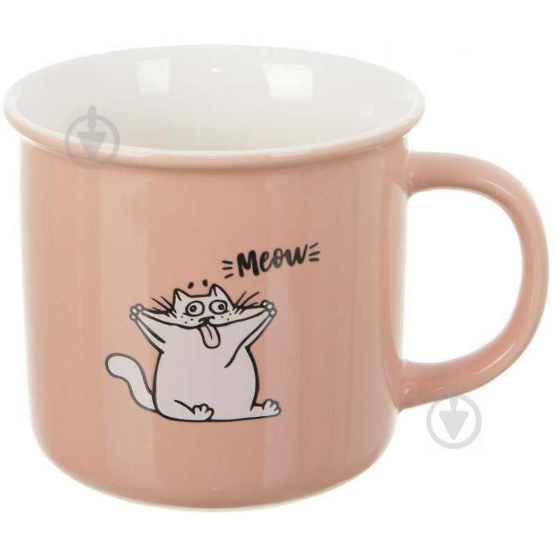 Fiora Чашка Funny Cat Pink 350 мл (GB057-SU0651-4) - зображення 1