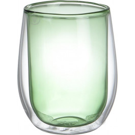 Flamberg Набор стаканов для латте Sparkle Green 300 мл Smart Kitchen