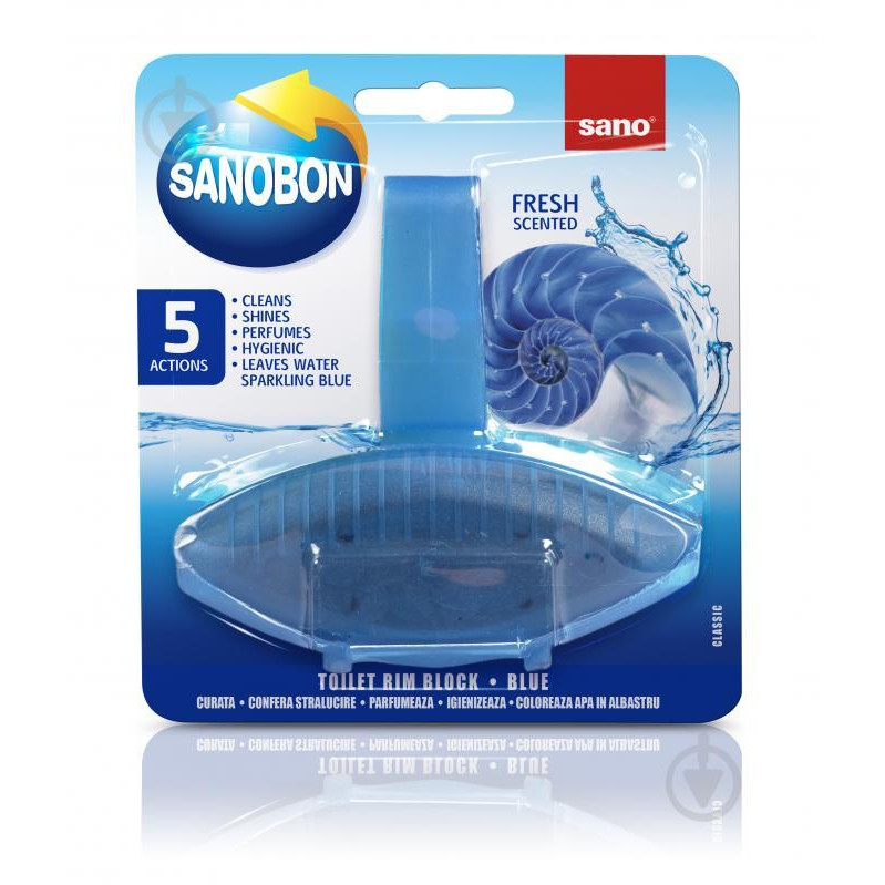 Sano Туалетный блок  Blue 55 г (7290000287478,7290010935635) - зображення 1