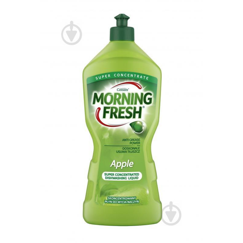 Morning Fresh Засіб для ручного миття посуду Raspberry Apple 0,9л (8571038678) - зображення 1