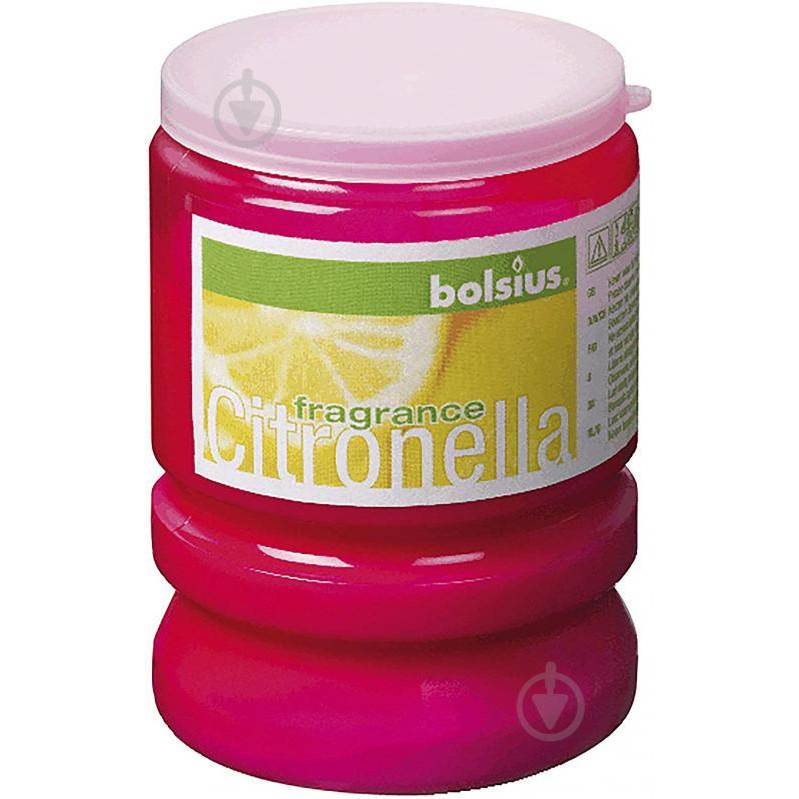 Bolsius Свеча для вечеринки Partylight Citronella фуксия (8717847020857) - зображення 1