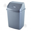 Алеана Ведро для мусора  18,5х15,0х27,5 см 5 л серый 122061 (4823052321390) - зображення 1