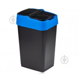 Heidrun Бак для мусора с крышкой Push & Up 18 л синий